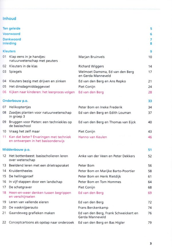 Onderzoeken en ontwerpen met 4- tot 14- jarigen